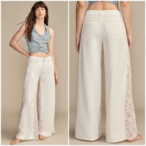 NWT LUCKY BRAND Liquid Denim Luxe Palazzo Pants | Size 30